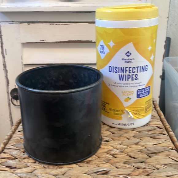 Anthropologie Home Habit + Form Cylinder Iron Pot Terrain Small New AnthroLiving - Picture 7 of 7